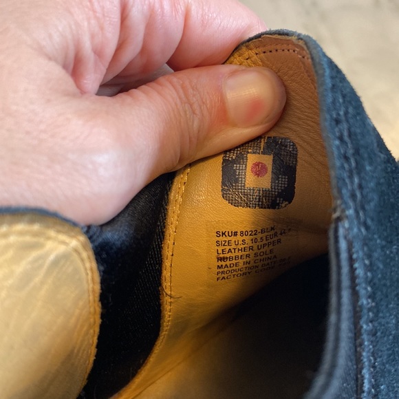 Tsubo Men’s size 10.5 black suede boots, excellent condition! - Picture 8 of 9